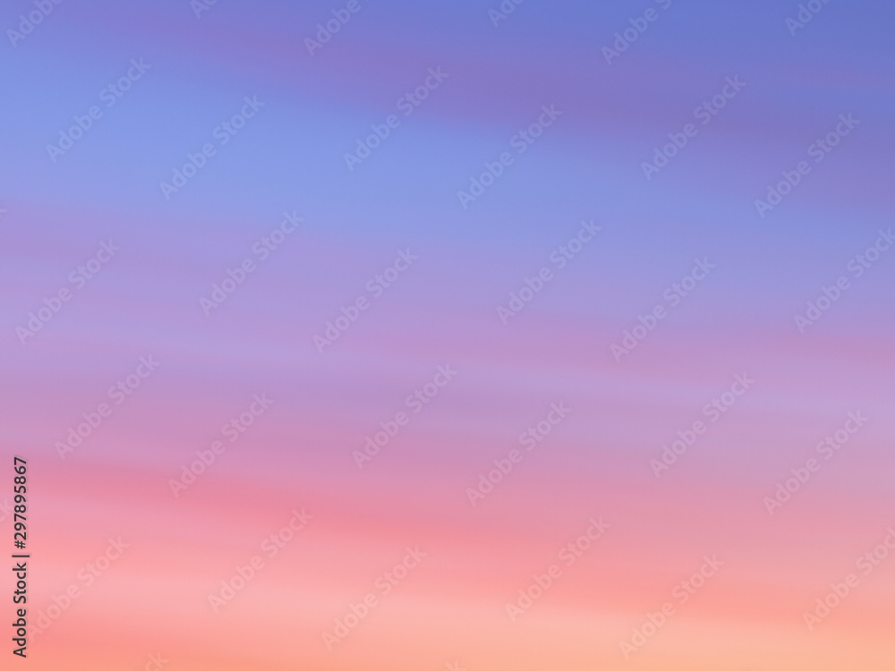 Beautiful abstract nature sunset or sky as background. Abstract pastel soft colorful smooth blurred textured background off focus toned. Beautiful sunset sky as backdrop. Ronamtic rainbow sunrise - obrazy, fototapety, plakaty 