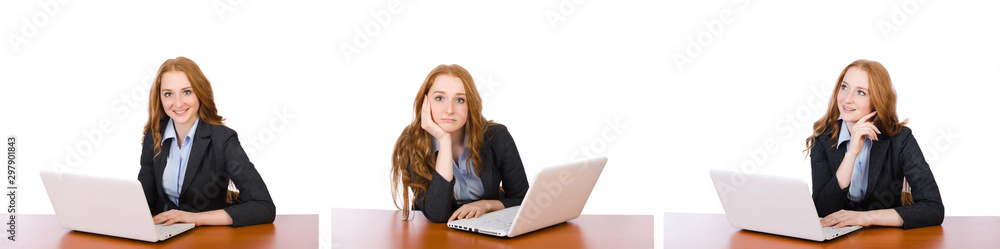 Woman businesswoman in business concept Woman businesswoman in business concept
