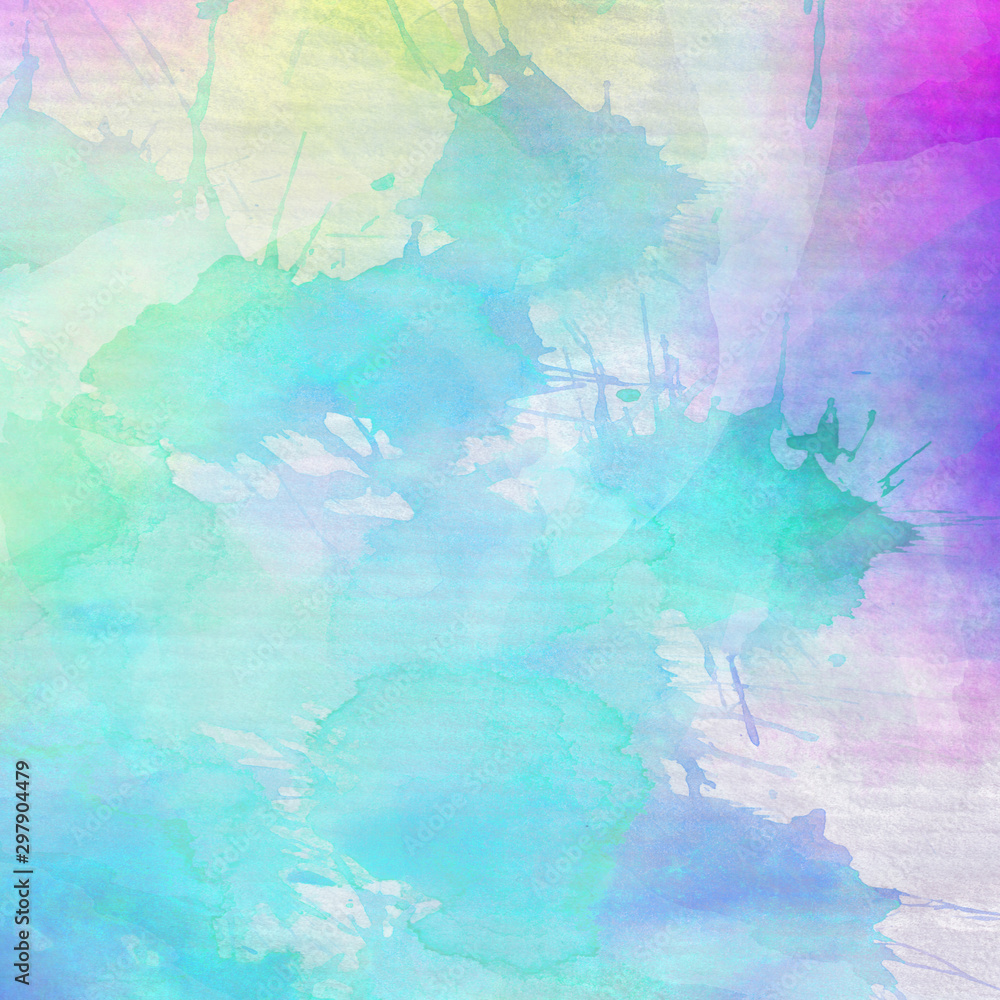 Abstract watercolor background - irregular pattern