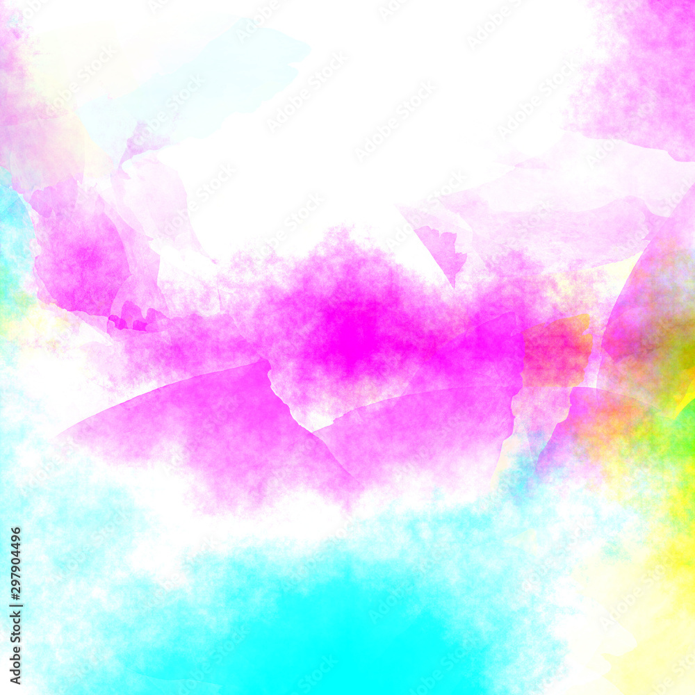 Abstract watercolor background - irregular pattern