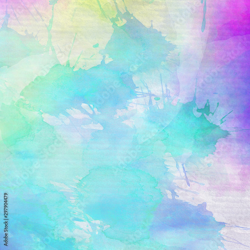 Abstract watercolor background - irregular pattern