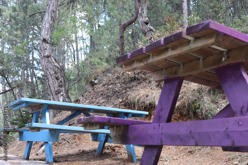 Naklejka premium bench