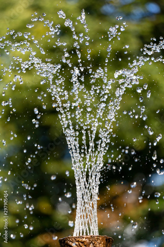 Wallpaper Mural Clean pure water closeup, frozen motion, hygiene concept Torontodigital.ca