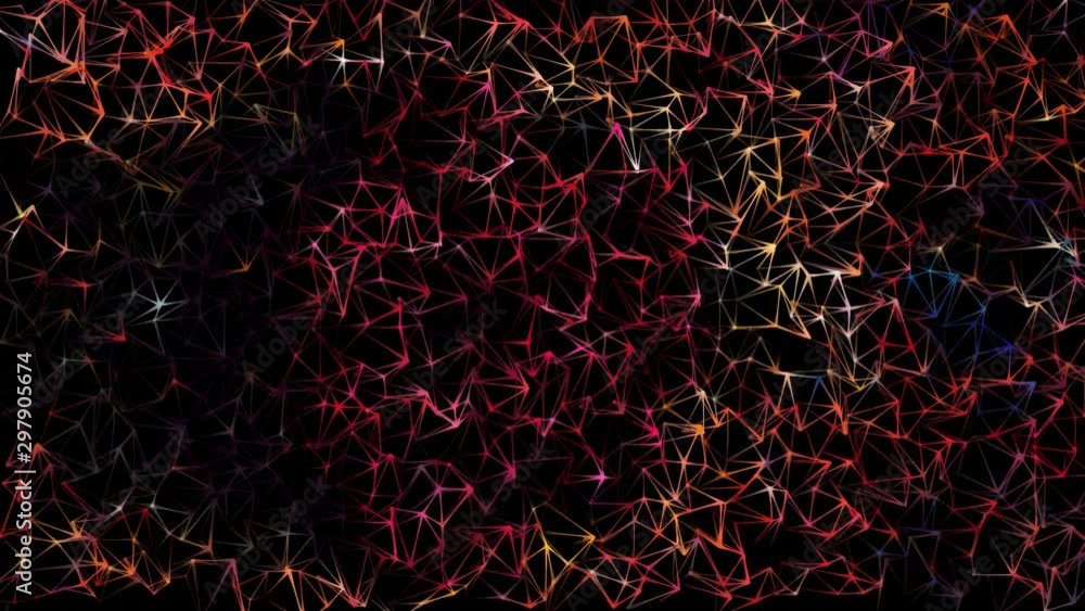 Abstract moving background pattern as galaxy, universe, space and stars, motion grid with mesh nodes, dark red background Abstract moving background pattern as galaxy, universe, space and stars, motion grid with mesh nodes, dark red background