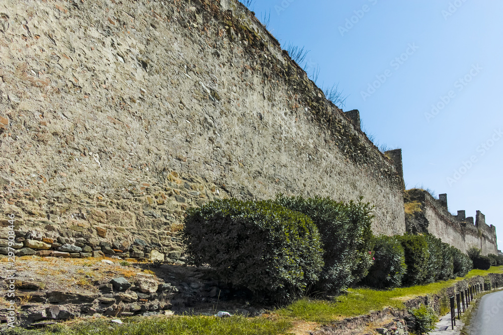 Ancient Fortification in city of Thessaloniki, Greece Ancient Fortification in city of Thessaloniki, Greece