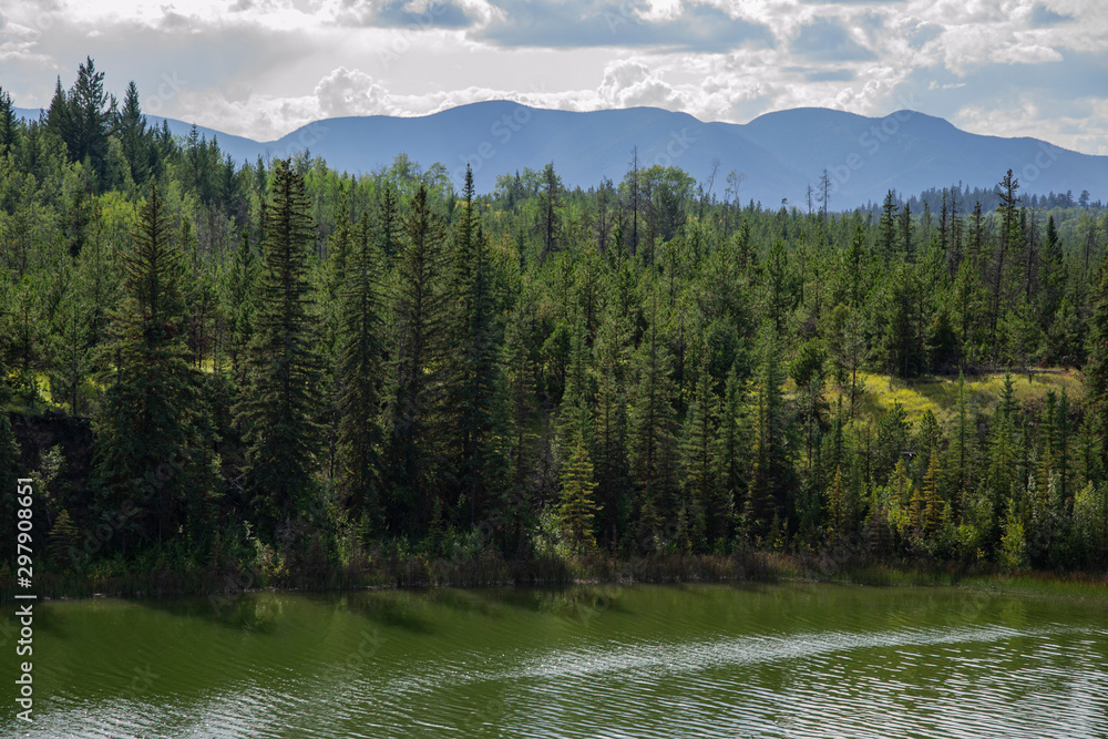 Fototapeta premium Ridge Lakes Trees