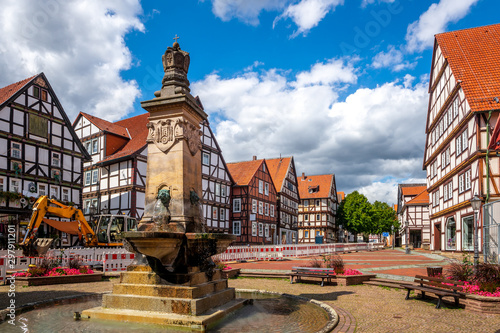 Marktplatz, Hofgeismar, Hessen, Deutschland 