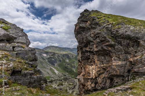 Breathtaking summit at Rila mountain in Bulgaria.