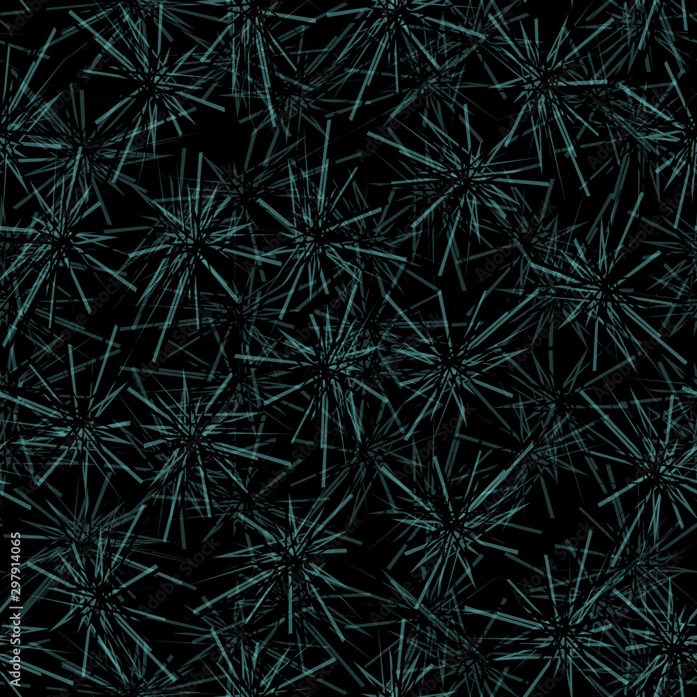 Geometric lines star style seamless pattern