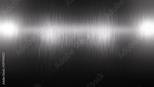 Stainless steel titanium metal background texture. Incident light on the texture of the metal. Lightening and darkening of metal. photo