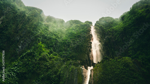 Quadro su tela Carbet Falls Guadeloupe.