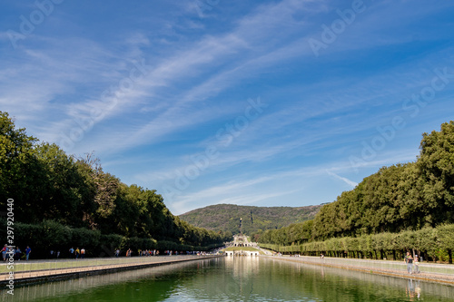 The Royal Palace in Caserta, also Reggia di Caserta, Italy.