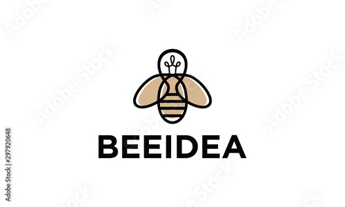 bee genius logo design