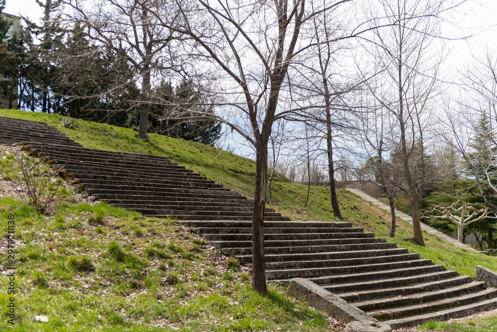 ESCALERAS DE PIEDRA PARQUE PIEDRAHITA AVILA ESCALERAS DE PIEDRA PARQUE PIEDRAHITA AVILA