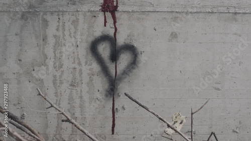 Cuore con sangue 