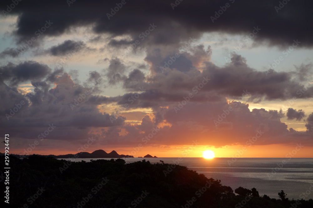 Sonnenuntergang über dem Pazifik japan Ishigaki