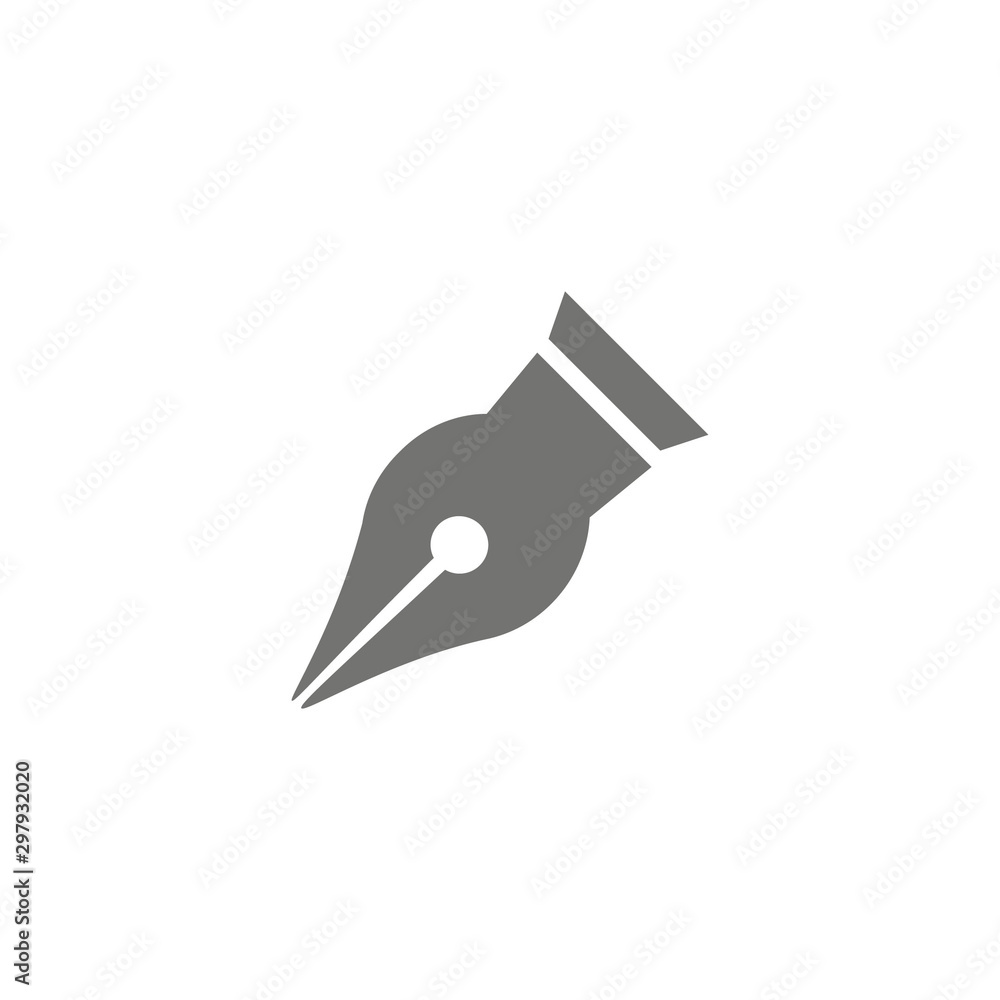 Fountain pen icon symbol Fountain pen icon symbol