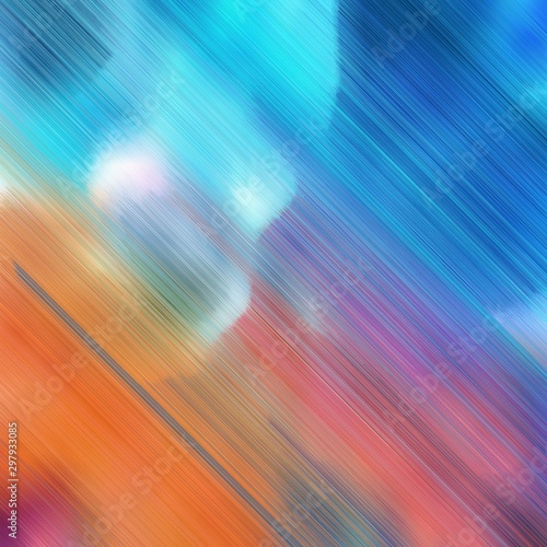 diagonal lines background or backdrop with rosy brown, steel blue and sky blue colors. good for design texture. square graphic