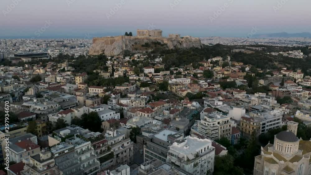 4K Tilt Up Athens Greece, Drone, Aerial, Parthenon, Acropolis, Birds Eye Aerial 4K Tilt Up Athens Greece, Drone, Aerial, Parthenon, Acropolis, Birds Eye Aerial