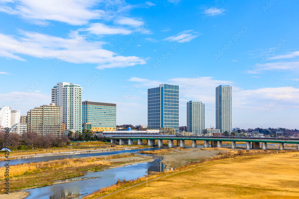 (東京都ｰ都市風景)二子玉川の都市風景３