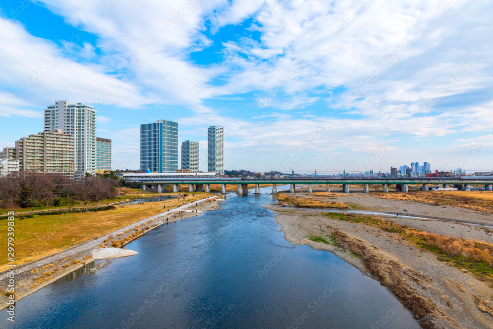 (東京都ｰ都市風景)二子玉川の都市風景４