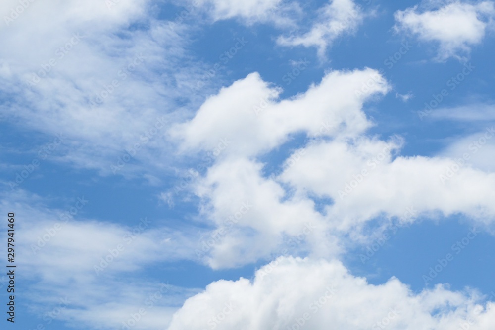 Natural light from the sun with blue sky and white clouds. Natural light from the sun with blue sky and white clouds.