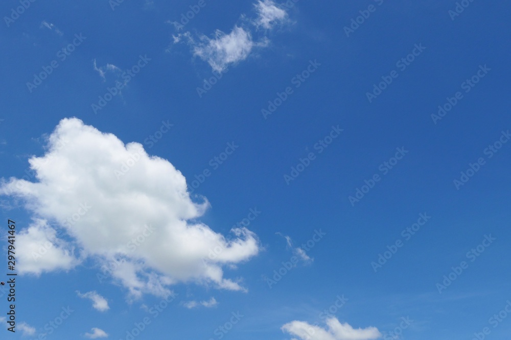 Natural light from the sun with blue sky and white clouds. Natural light from the sun with blue sky and white clouds.