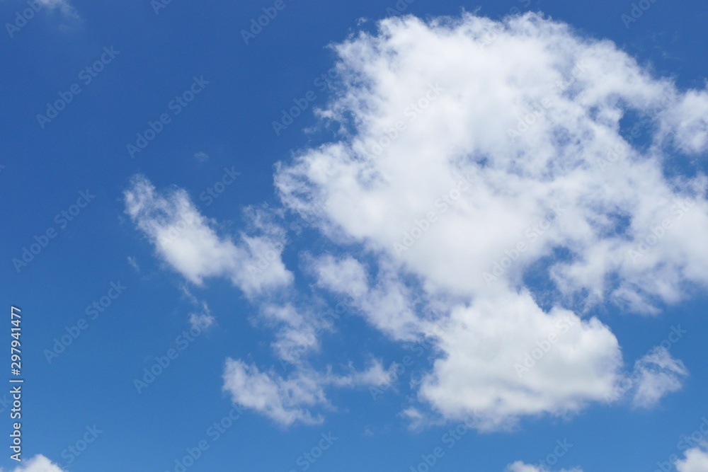 Natural light from the sun with blue sky and white clouds. Natural light from the sun with blue sky and white clouds.