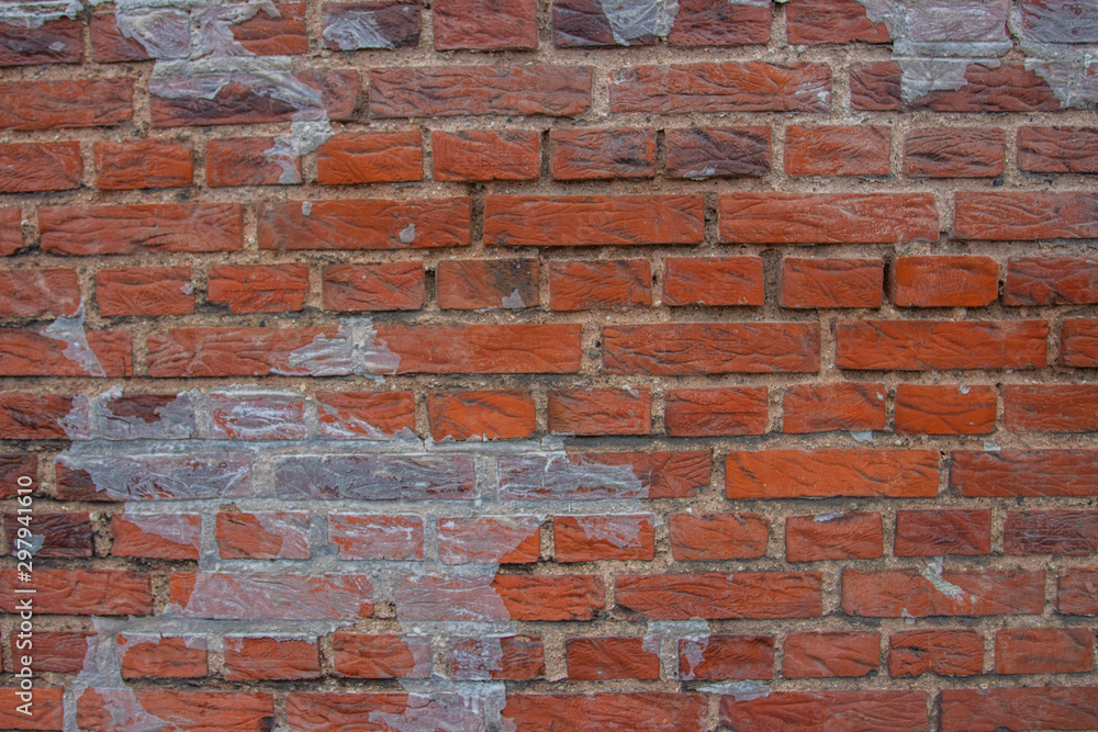 Obraz premium dirty brick wall background texture