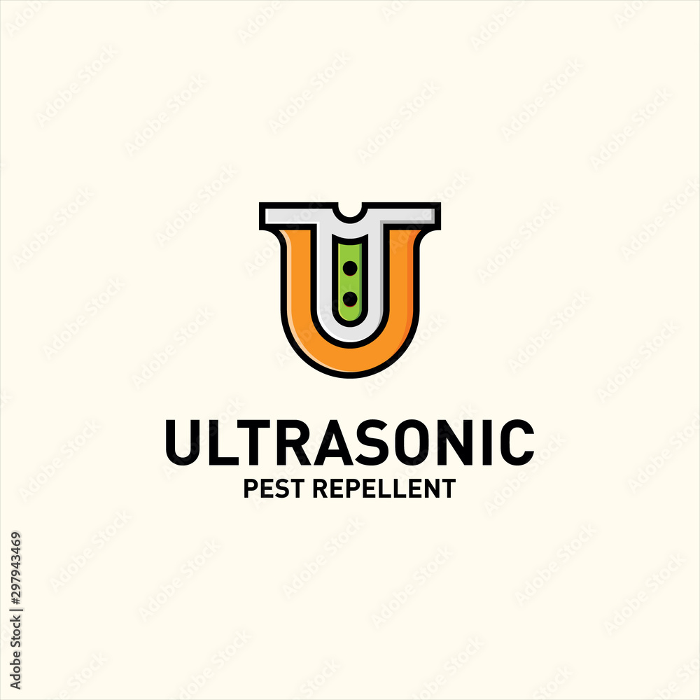 ultrasonic pest repellent logo design ultrasonic pest repellent logo design