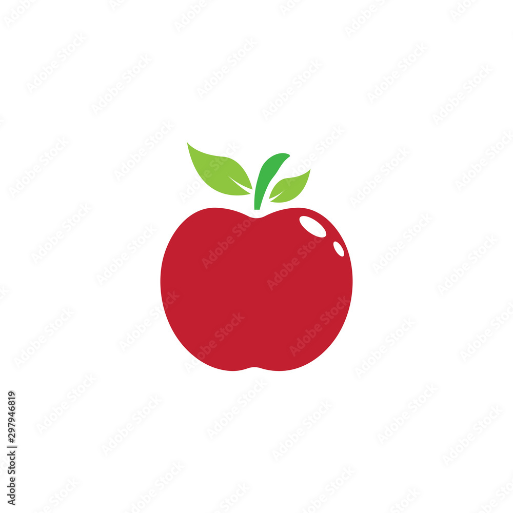 Apple vector illustration design Apple vector illustration design