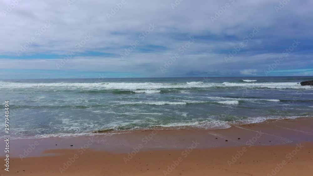 The beautiful beaches of Portugal at the Atlantic ocean - aerial drone footage The beautiful beaches of Portugal at the Atlantic ocean - aerial drone footage