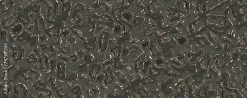 Metallic liquid texture background