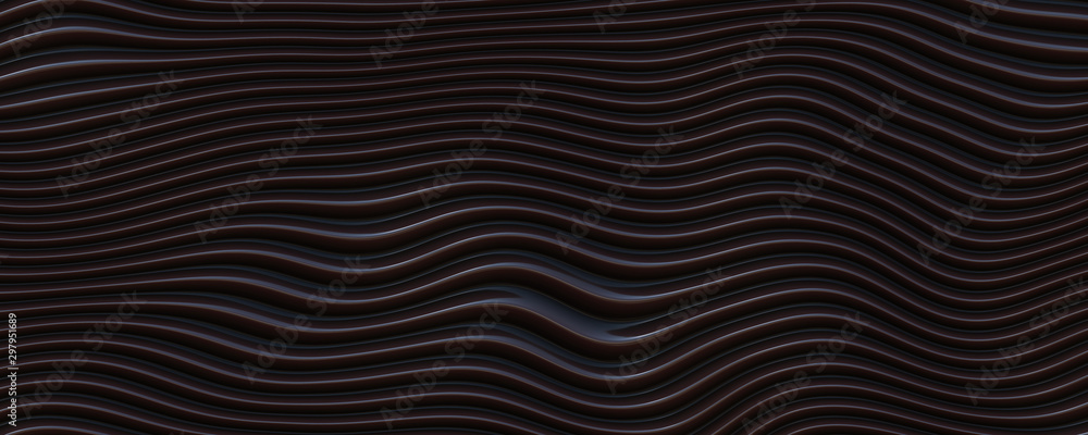 Dark abstract striped wave background Dark abstract striped wave background