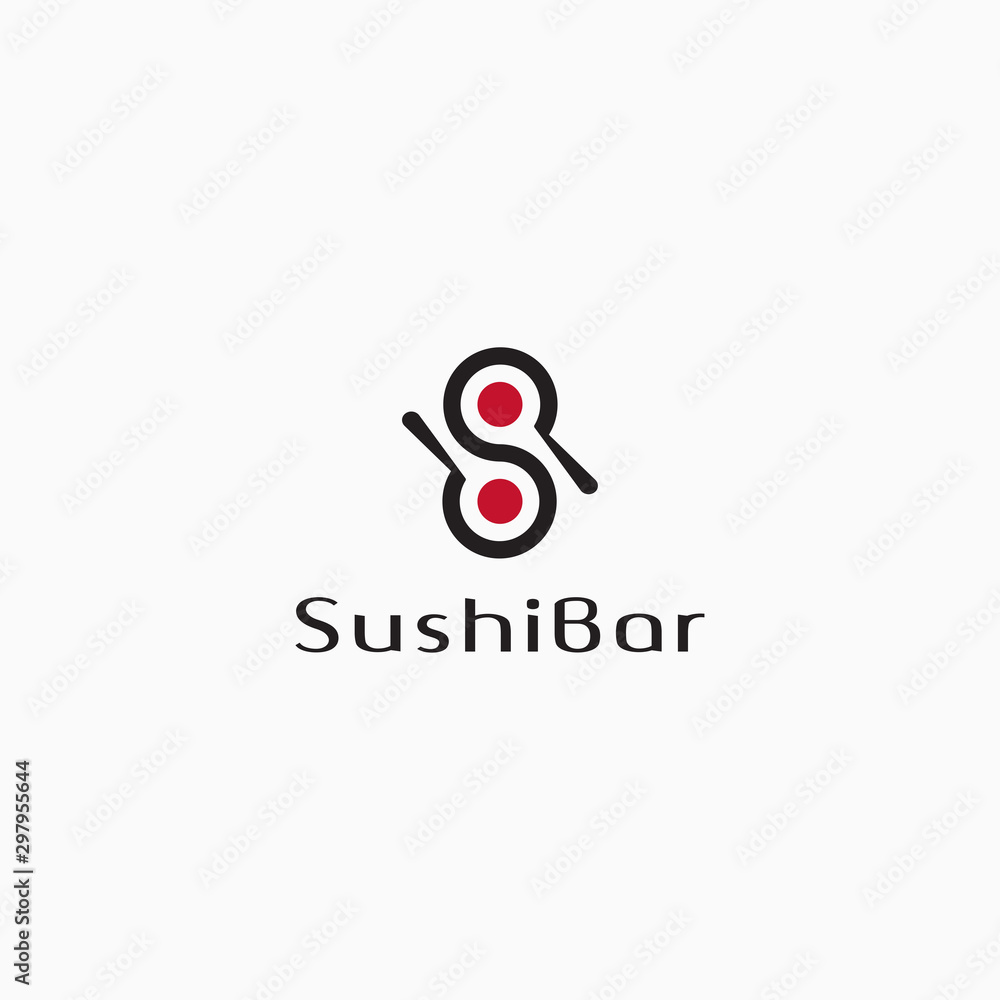 Sushi Bar Logo Icon Design Template Vector Illustration Sushi Bar Logo Icon Design Template Vector Illustration