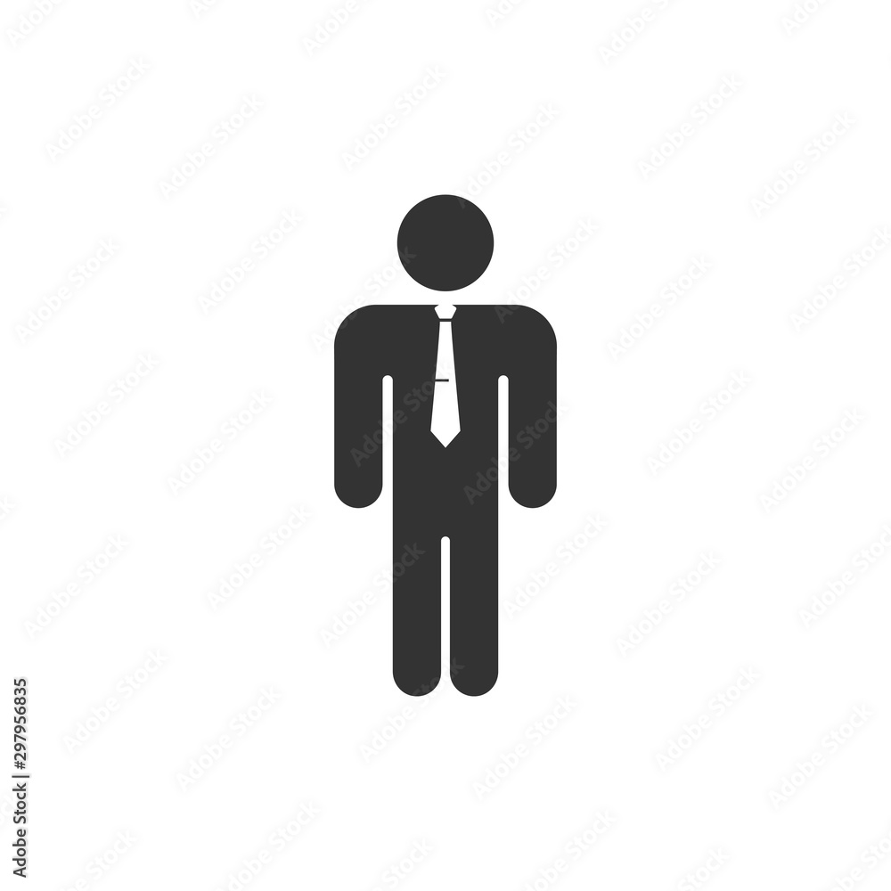 Businessman leader icon design template isolated Businessman leader icon design template isolated