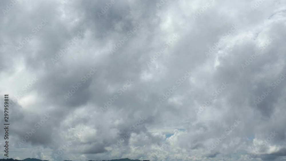 Hyperlapse aerial video of clouds forming above mountains Hyperlapse aerial video of clouds forming above mountains