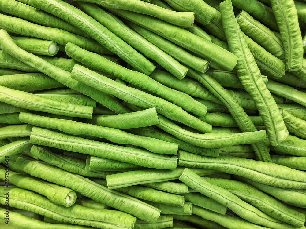 close up yard long bean, vegetable concept close up yard long bean, vegetable concept