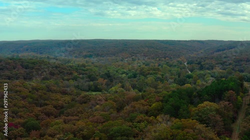 Onondaga State Park in Autumn. Leasburg, Missouri - Clip 1 photo