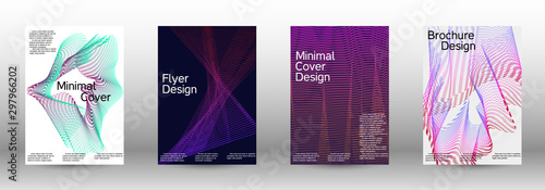 Cover design template set 