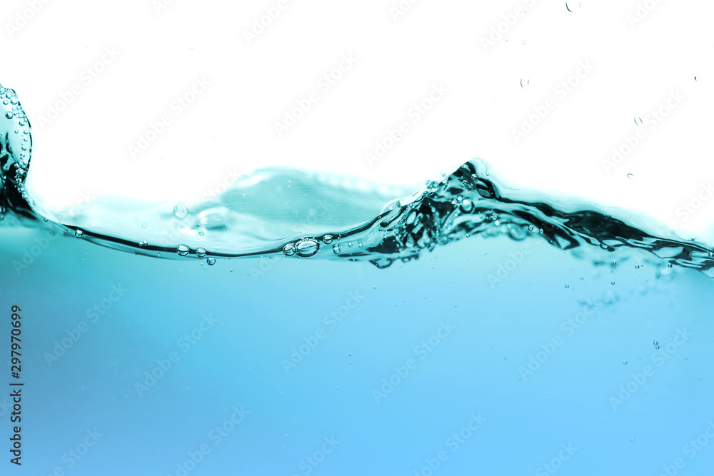 Water splash or water wave with bubbles of air on the background. Water splash or water wave with bubbles of air on the background.