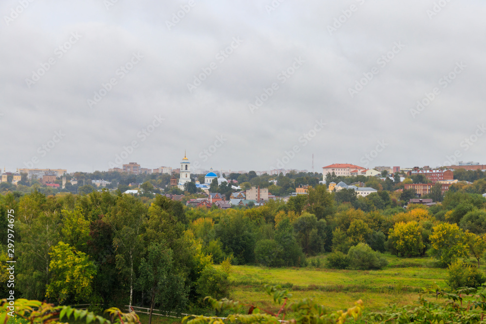 View of Serpukhov town in Russia