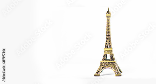 Eiffel tower ornament isolated. Paris best destination - Symbol of Paris  © Ashvinth
