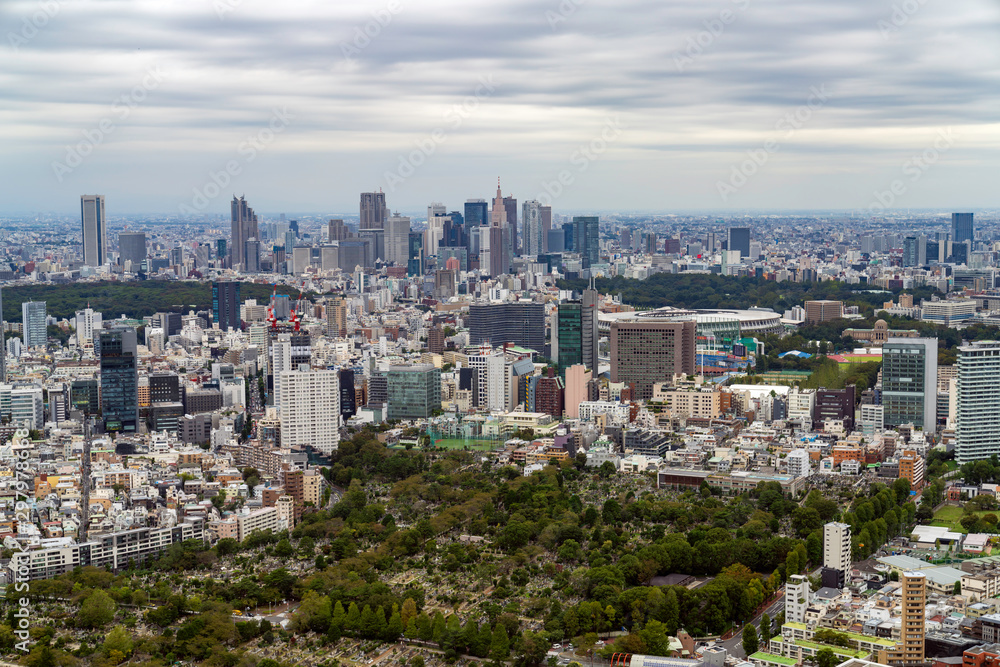 東京の街並み 青山霊園周辺