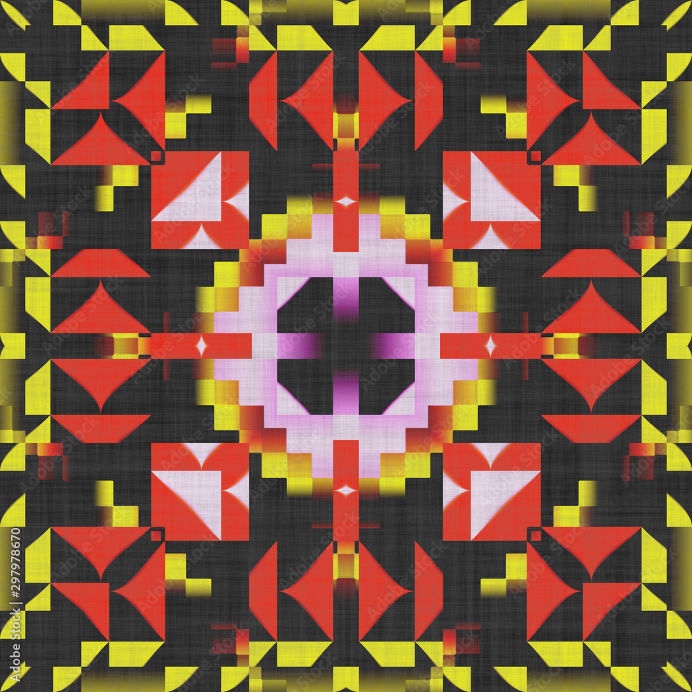 Abstract cartoon kaleidoscope Abstract cartoon kaleidoscope