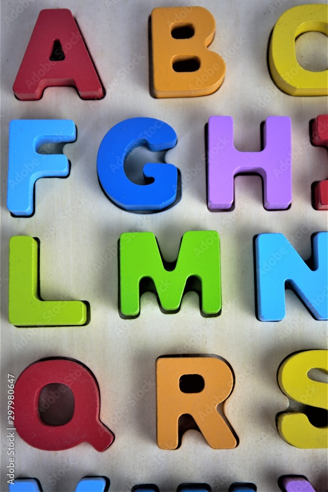 Naklejka premium Alphabet