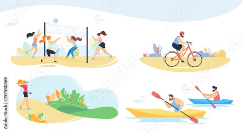 Active Recreation, Sport and Outdoor Games Set