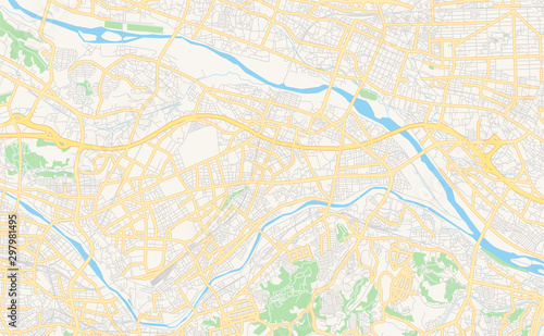 Printable street map of Hino  Japan