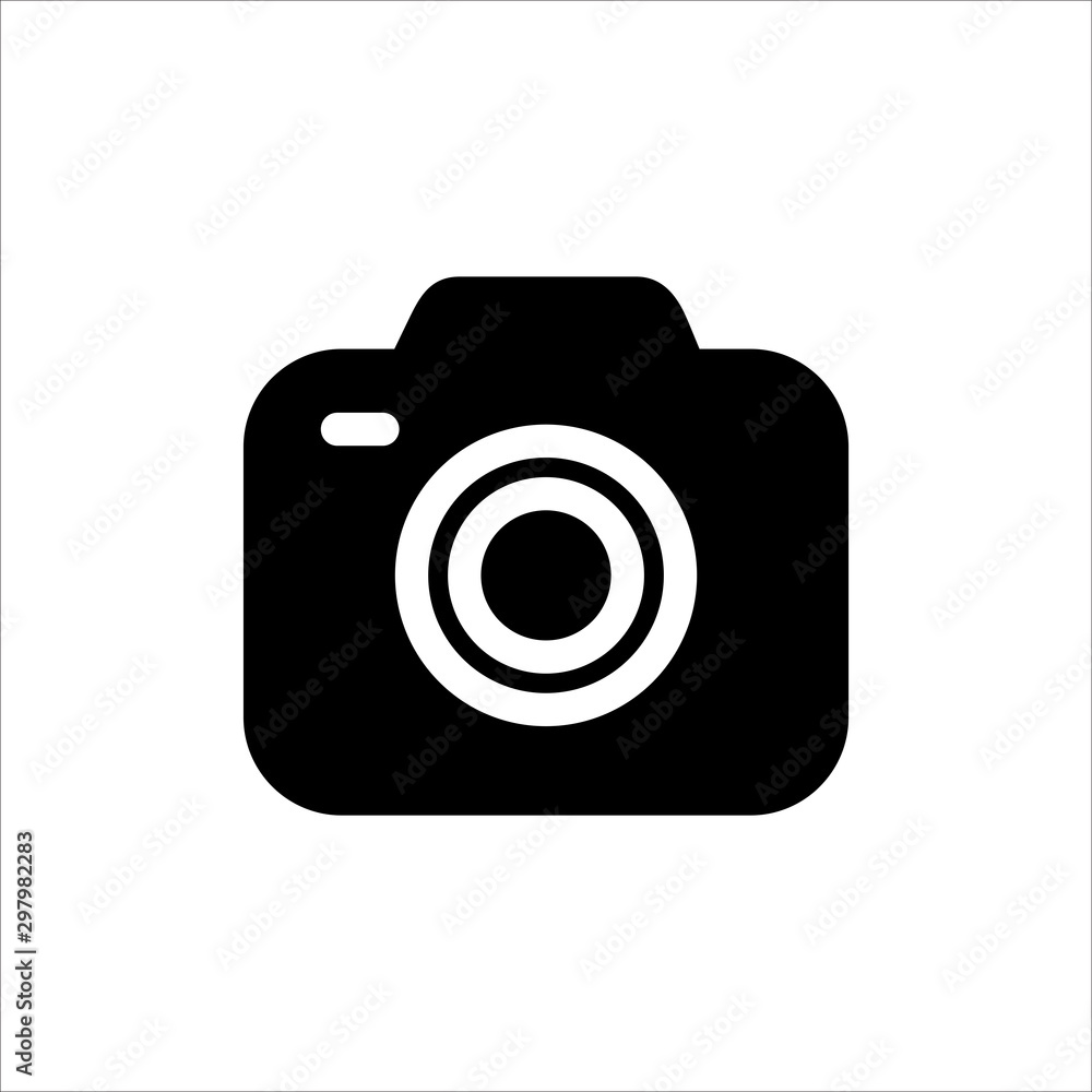 Camera icon. Symbol of Gadget or Device with trendy flat line style icon for web site design, logo, app, UI isolated on white background. vector illustration eps 10
