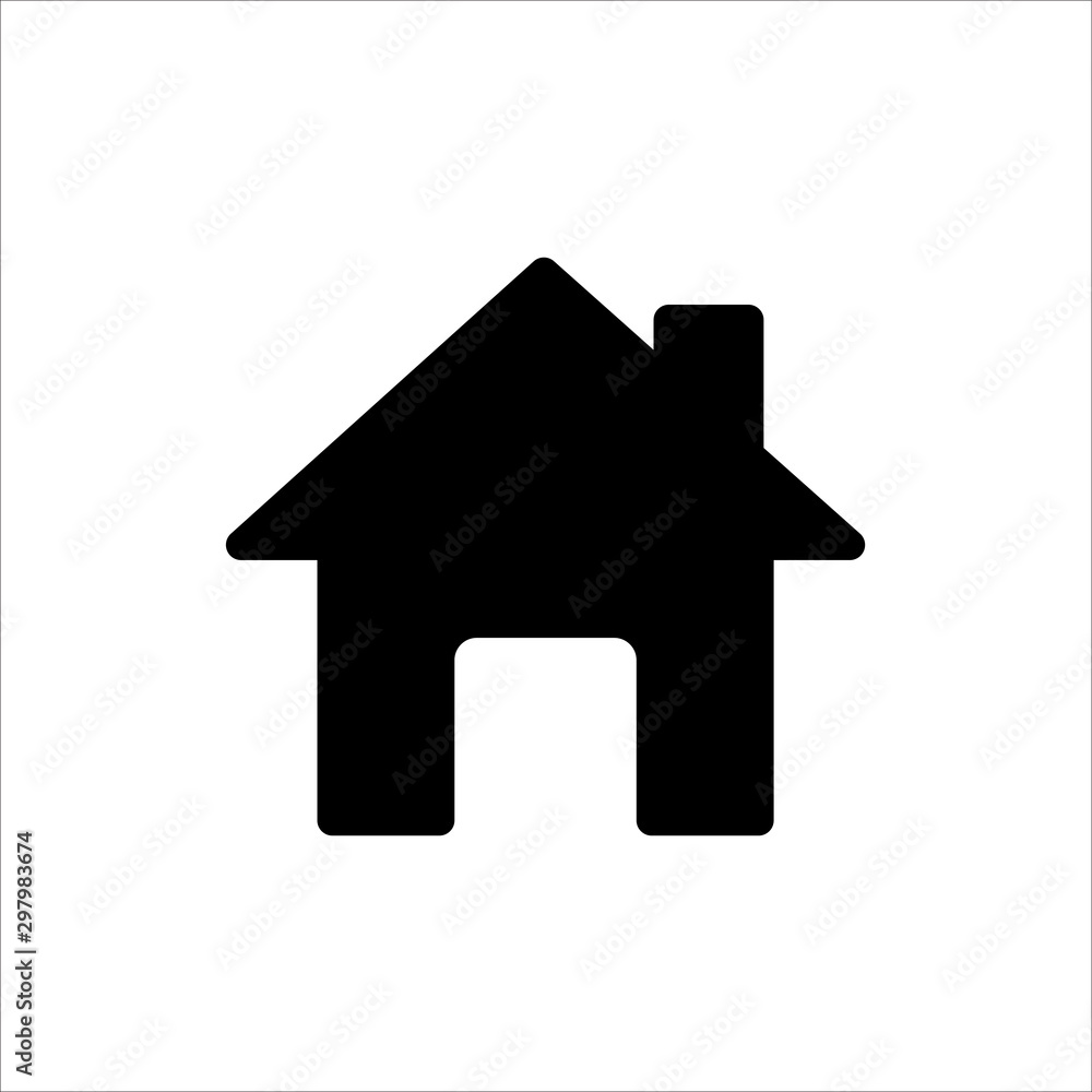 Vector home icon. symbol of house or building with trendy flat style icon for web site design, logo, app, UI isolated on white background Vector home icon. symbol of house or building with trendy flat style icon for web site design, logo, app, UI isolated on white background